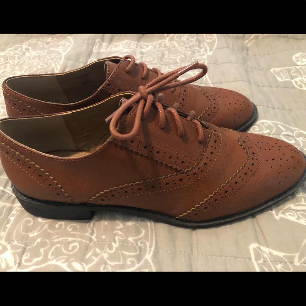 Brown oxfords